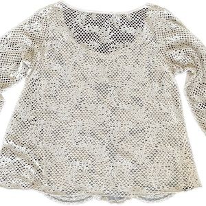 Lace Scoop Neck Top